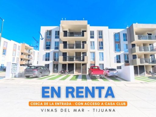 Departamento en renta - Viñas del Mar - Zona Sur Tijuana - fachada