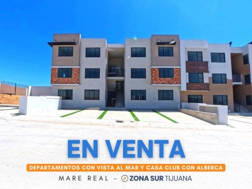 Departamento en venta - Mare Real - Zona Sur Tijuana - fachada