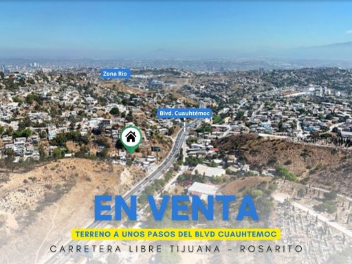 Terreno en venta en Blvd. Cuauhtémoc, Zona Centro de Tijuana - vista del terreno